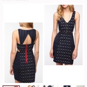 Staring at Stars Blue Cut Out Dress